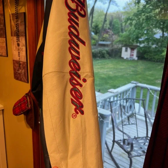 Dale Earnhardt Wilson Leather Chase Authentic Mens Large NASCAR Jacket